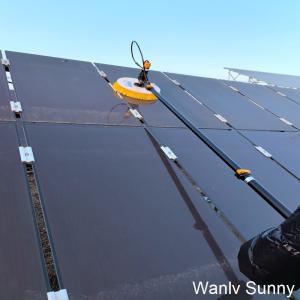 Wholesale Wanlv Sunny Automatic Solar Panel Cleaning Brush Electric Water Fed Pole US Currency from china suppliers