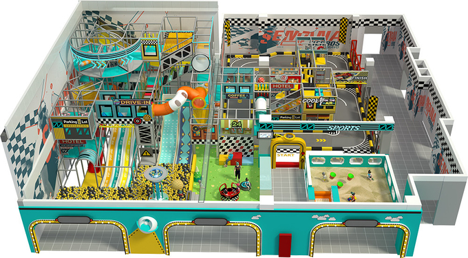 2-12 Years Kids Indoor Play Structure Amusement Park Equipment Free Design