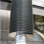 DELLOK Seamless Carbon Steel Fluted 12FPI 0.55mm Embedded Fin Tube