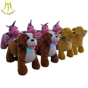Wholesale Hansel high quality plush animal design electric kids stuffed animal ride from china suppliers