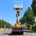 Best Selling 21 - 23m Telescopic Boom truck bucket Automatic High-altitude