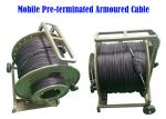 PDLC ODC ODVA Fiber Optic Armoured Cable Remote Radio Head cell Tower 7.0mm BBU