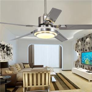 Wholesale Ceiling Fan light with remote control Brushed Nickel Fans 42 48 52 inch 110v 220v white ceiling fan Light(WH-CLL-10) from china suppliers