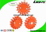 Waterproof IP65 Rechargeable Amber LED Road Flares Flashing Warning Light