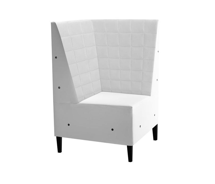 Customized Restaurant Single Card Seat High Back Fabric Hotel Coffee Shop Sofa
