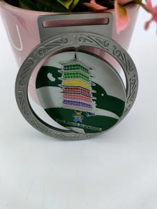 Wholesale OEM Zinc Alloy Medal , Ribbon Custom Half Marathon Medals 75mm Size from china suppliers