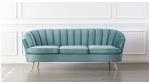 Fashion design 3 seaters chesterfield birch wooden sofa event retal wedding long