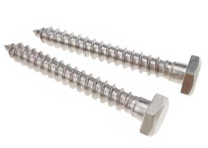 Wholesale Hex Head Stainless Steel Lag Screws For Wood 304 Fastener 5/16 ASME from china suppliers