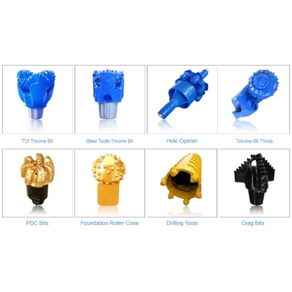 Hard Formation Dth Hammer Drill Bits Tungsten Carbide Inserted Tricone