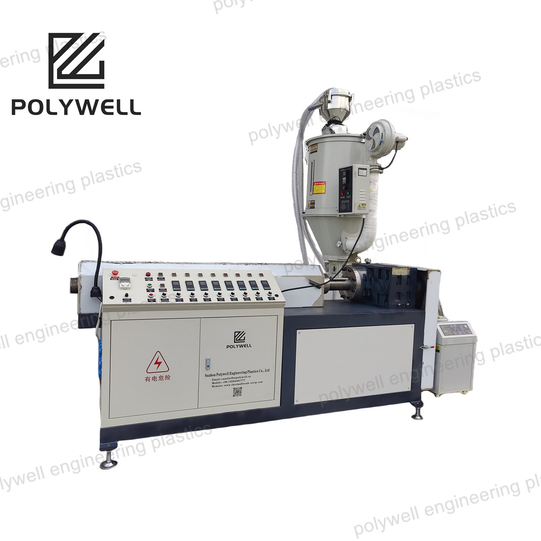 Single Screw PA66 Profile Extruder Making Machine For Polyamide Material Extruding Machine