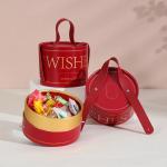 Custom Round Cylinder Gift Box Packaging For Storage Food Candy Chocolate Wine
