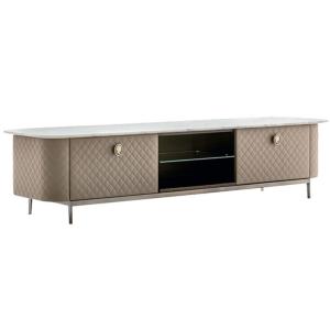 Wholesale 2.2m 22in Cabinet Console Table Titanium TV Stands And Coffee from china suppliers