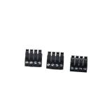 Black Color 3.50mm Pitch Female Male Wire Connector Housing For Home
