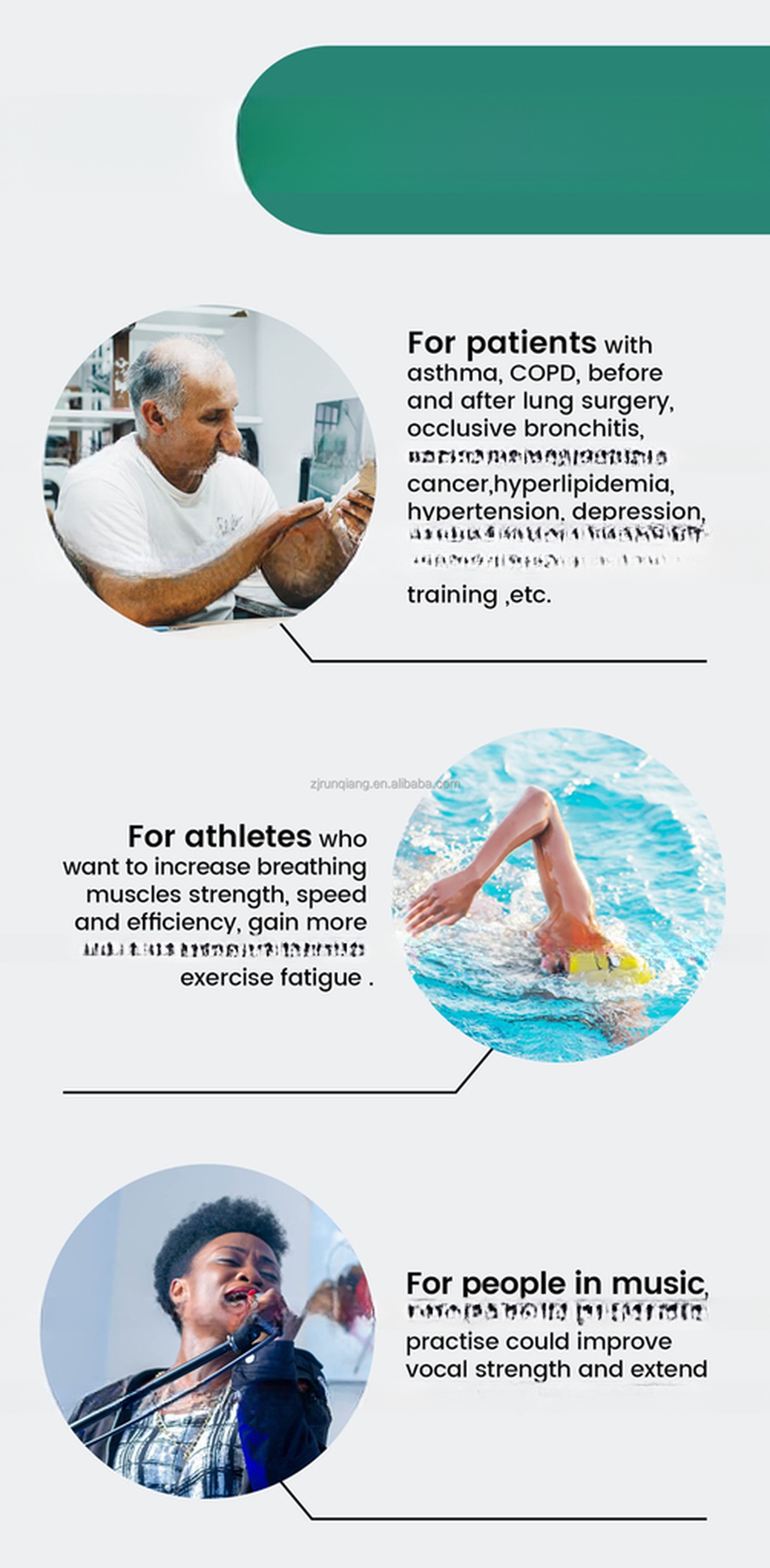 Adjustable Resistance Breathing Trainer for Boosting Lung Capacity and Muscle Endurance