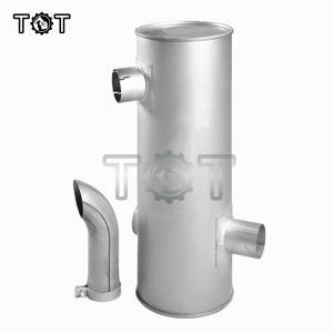 Wholesale TOT E325D Excavator 3116 Engine Exhaust Muffler ISO9001 from china suppliers