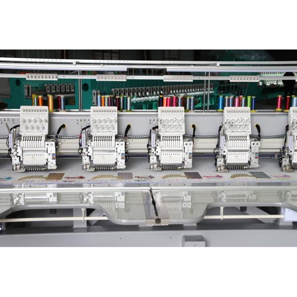High Speed 6 Heads Computer Sequin Embroidery Machine With Cording Embroidery Function