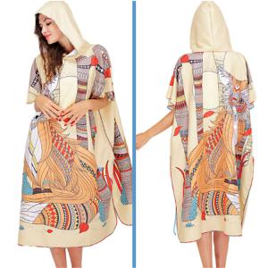 Wholesale Quick Dry 60 Inch Beach Microfiber Towel , Microfiber Changing Robe from china suppliers