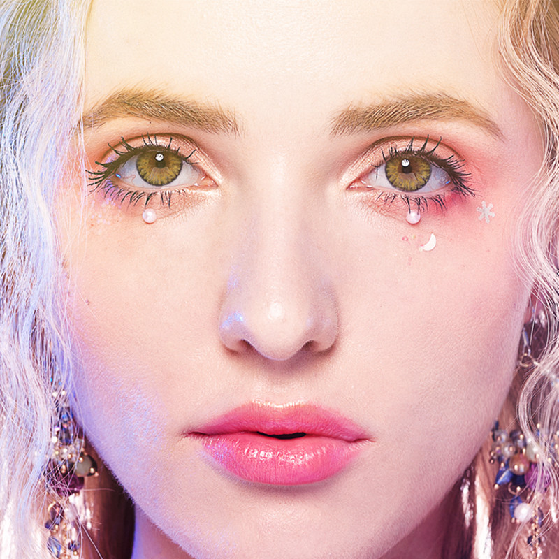 OEM Hazel Eye Color Enhancing Contacts Lenses For Brown Eyes