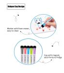 Magnetic Dry Erase Monthly Fridge Calendar White Black For Refrigerator