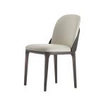 Unique Upholstered Dining Chairs Solid Wood Legs Dining Room Use