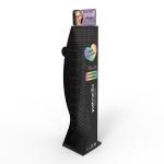 Autolift Metal Whiskey Display Stand For Supermarket