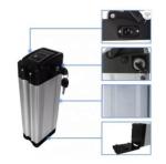18650 Lithium Ebike Seat Post Battery , 36V Silverfish Ebike Battery 250W 350W