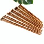 12Pcs Set Light Bamboo Circular Knitting Needles Single Pointed Knitting for