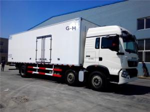 Wholesale FRP 6x2 30 tons Refrigerated Box Truck 290hp with warranty and spare parts from china suppliers
