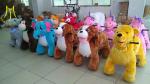 Hansel amusement park children plush battery operated zoo animal for sale