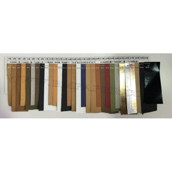 Biodegradable Sewable Washable Kraft Paper Fabric 0.55mm Thick 150cm Width