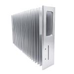 Big Mold Heat Sink Aluminum Extrusion Profiles Anodizing Clear Surface Treatment