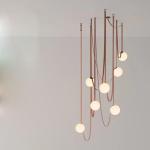 Nordic Minimalist Belt Chandelier Italian Designer Living Room Loft Dining Room