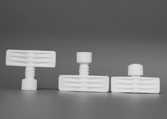 White Polyethylene Plastic Twist Spout Pouch Cap For Comestic Flexible Package