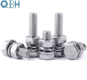 Wholesale Combination Screw Hexagon Head Bolt Stainless Steel 304 316 Single Coil from china suppliers