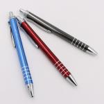 Professional Aluminum Ball Pen School Stationary 1.0mm Retractable Ballpoint Pen