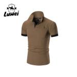 Plus Size Cotton Polo T Shirts Muscle Collared Sublimation Fitted Soft Knit