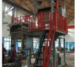 Plastic Blown Film Extrusion Machine 70 - 80kg / H Output 1000mm Width