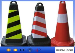 Wholesale Safety Overhead Line Construction Tools Red PVC Traffic Cones With Reflective Tape from china suppliers
