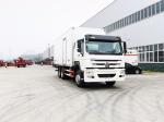 Minus 18 to 20 Centi Degree Temperature Range Sinotruk HOWO 6x4 Refrigerator Van