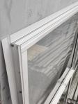 White Vinyl 48x48 Single Hung Window With Net Screen