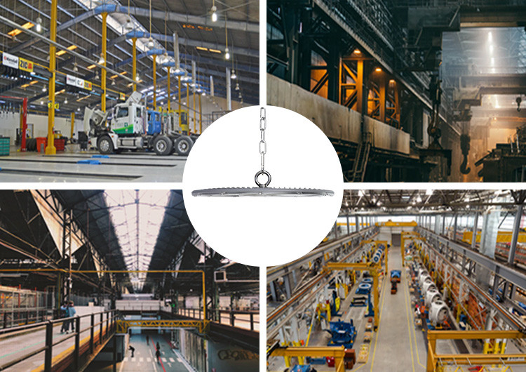 Industrial Warehouse 200w LED High Bay Lights Fixtures Super Brightness UFO Shed Lighting