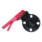 2-Inch Water Ball Valve Double Flange Hydraulic Power PVC UPVC Wafer Butterfly