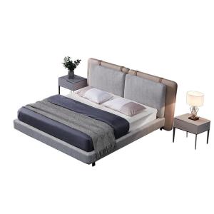 Wholesale Modern Design Leather Bed Modern Design King Size Bed bedroom Furniture from china suppliers