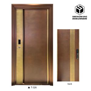Wholesale Customized Color All Aluminum Entrance Door For Biggest House from china suppliers