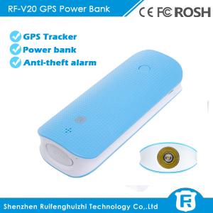 Wholesale 4500mAh long battery life hidden anti-lost spy gps tracker power bank from china suppliers