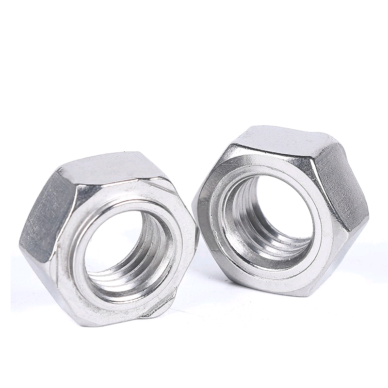 Automotive Industry Metric Measurement System 304 Stainless Steel Hexagonal Welded Nut