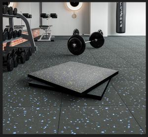 Wholesale Custom Rubber Floor Mats 1000mm*1000mm Interlocking Gym Flooring from china suppliers