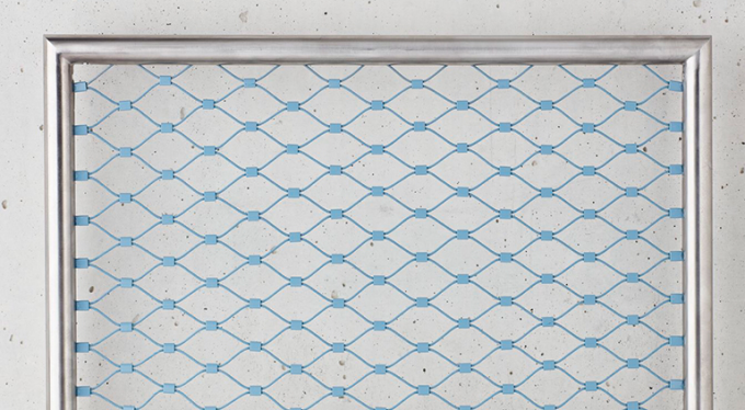 Good Flexibility 4mm Stainless Steel Wire Rope Mesh Safety Protection 1