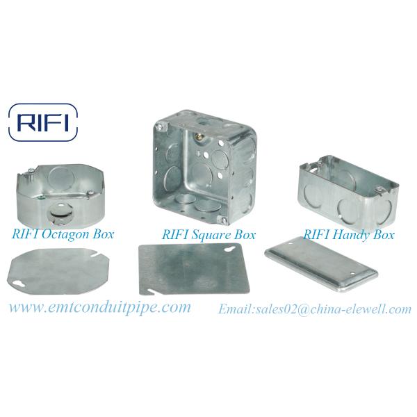 Square/Handy/Octagonal Steel Box With Screw 4"x4",4"x2"Metal Boxes