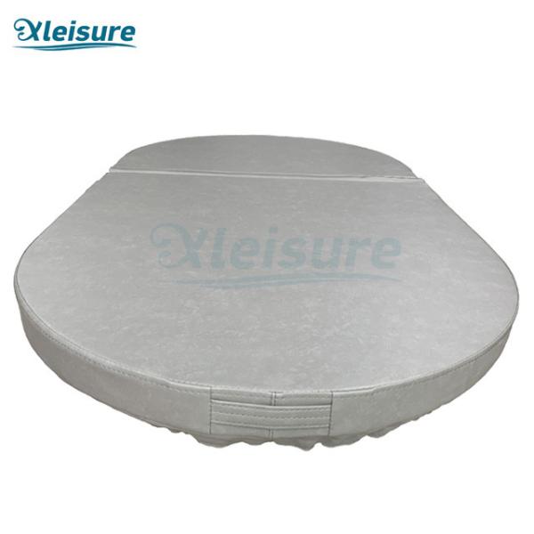 Warranty-protected Oval Spa Thermal Cover Vinyl Hot Tub Spa Lid For Cedar Barrel
